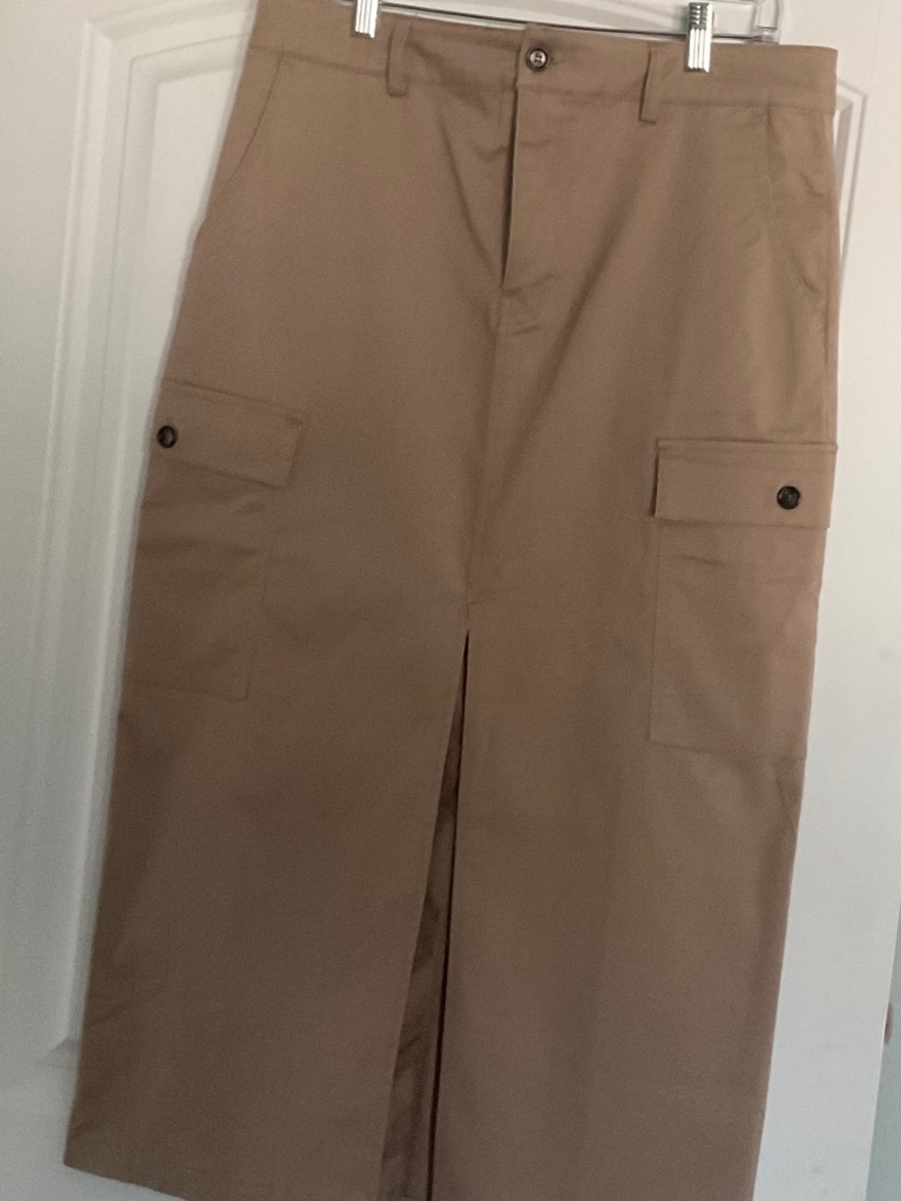 NWOT Jason Wu Minimalist Utility  Cargo Large Midi Skirt